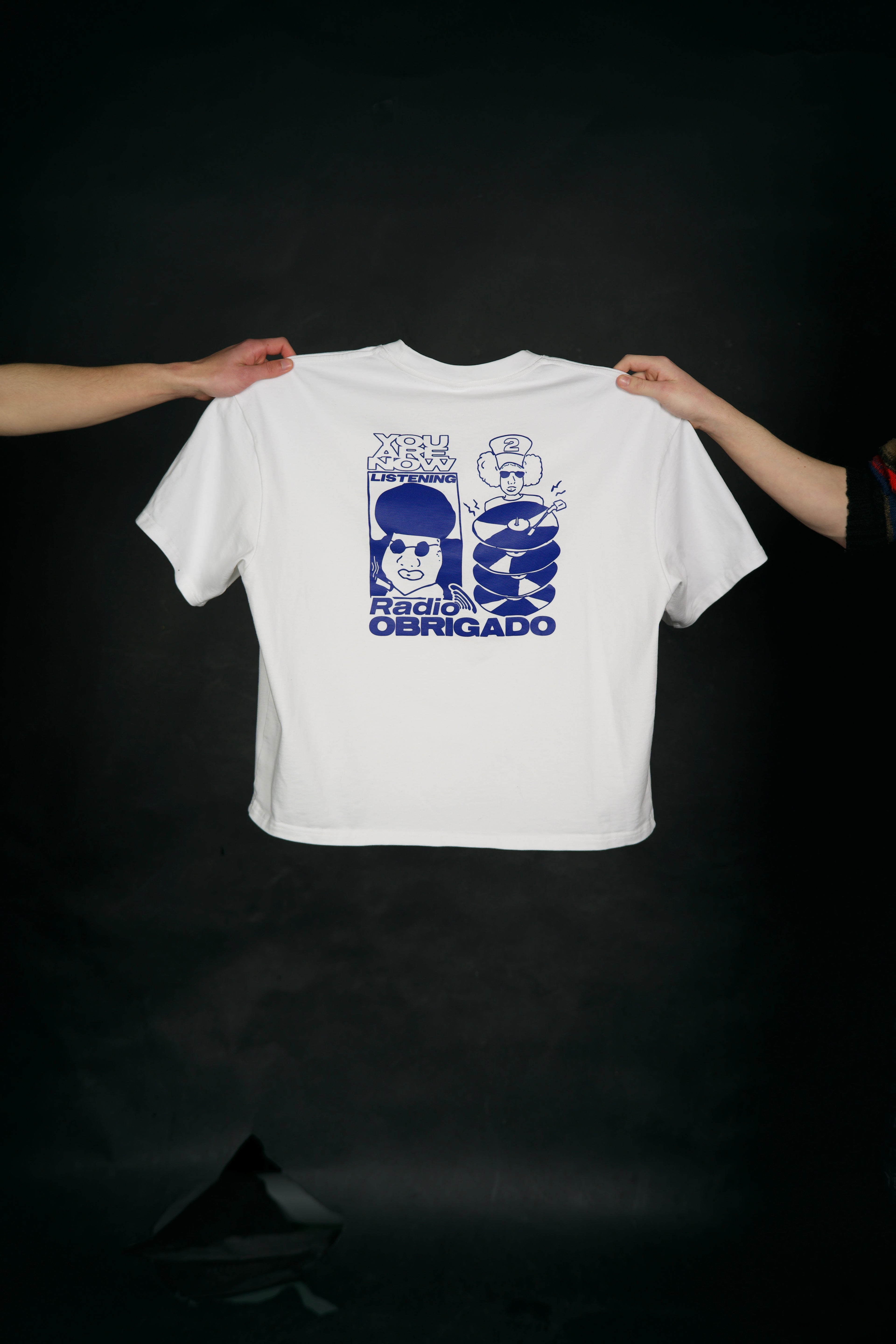 Radio OBRIGADO T-shirt boxy oversized fit